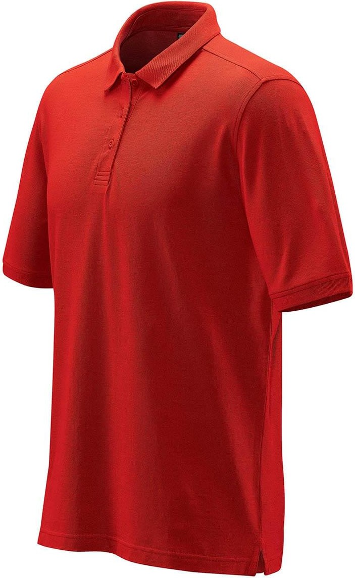Stormtech Cpx-1 Men’s Omega Cotton Polo - Bright Red