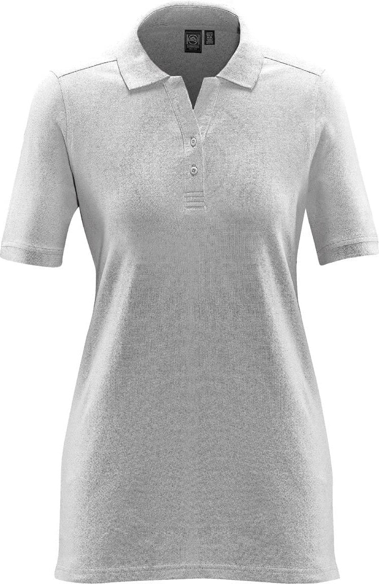 Stormtech Cpx-1w Women’s Omega Cotton Polo - White - Ladies Xs