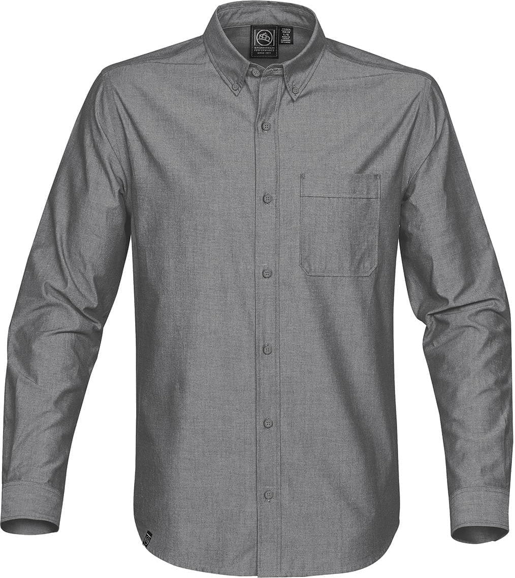 Stormtech Csb-1 Men’s Waterford Chambray Shirt - Black - Adult l