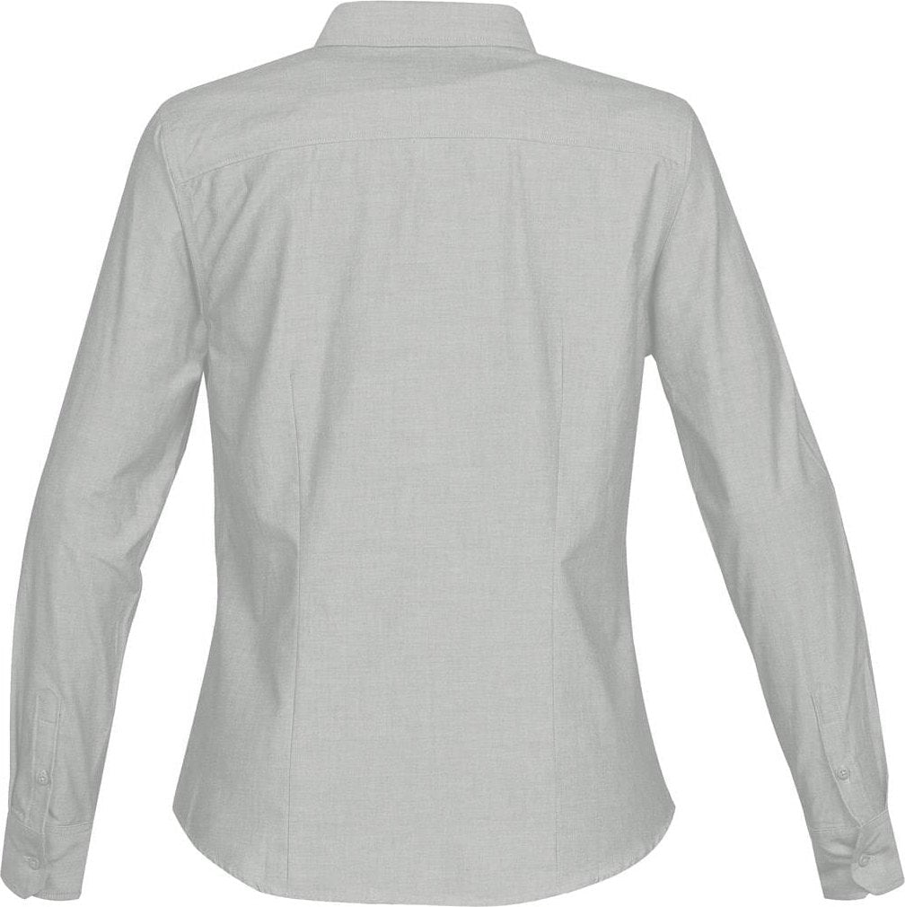 Stormtech Csb-1w Women’s Waterford Chambray Shirt - Cool Silver - Ladies m