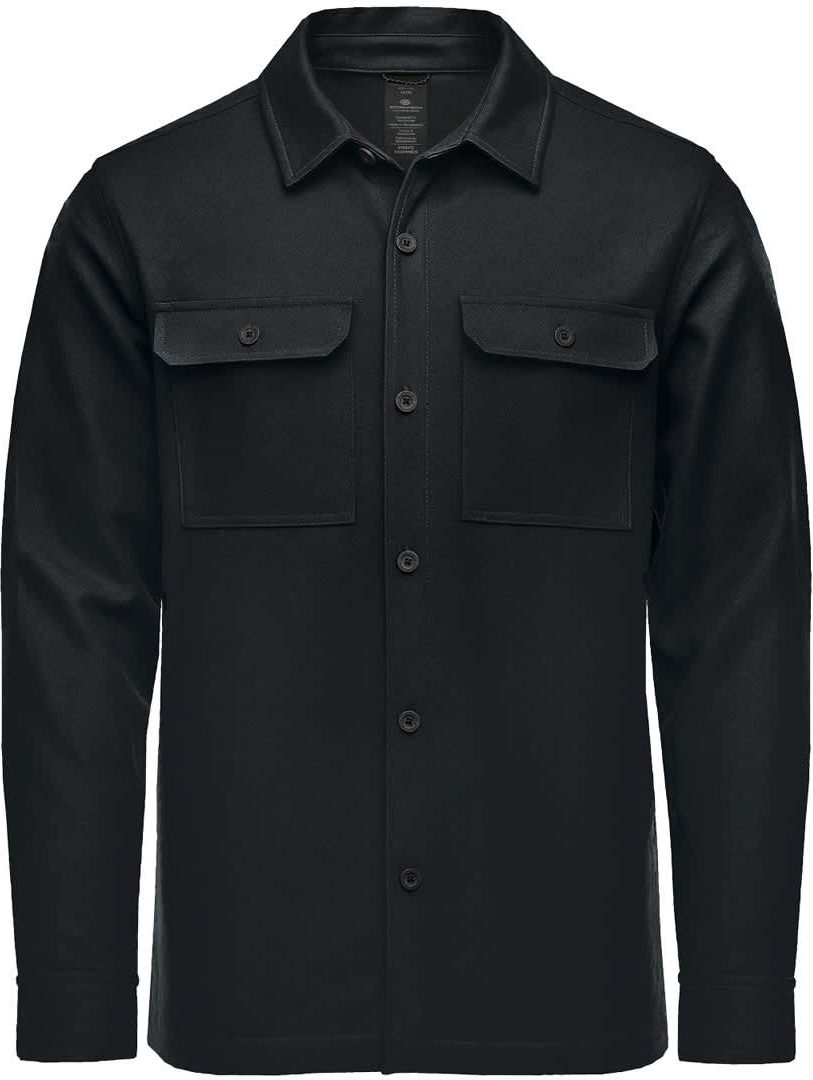 Stormtech Csh-1m Men’s Highland Shacket - Black - Adult s