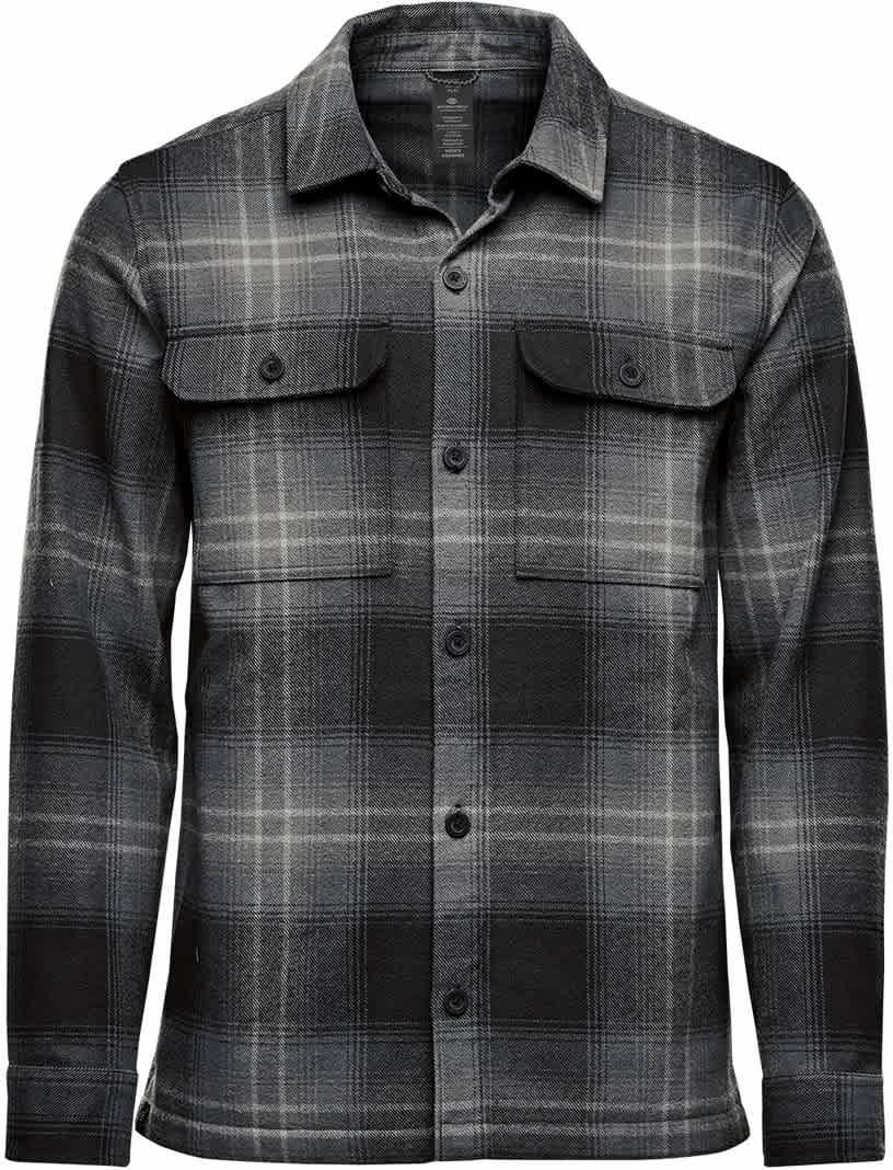Stormtech Csh-1m Men’s Highland Shacket - Carbon Black - Adult s