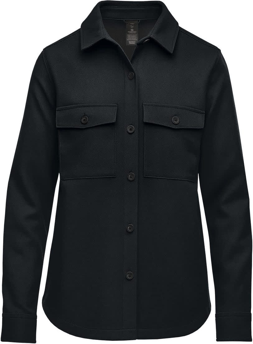 Stormtech Csh-1w Women’s Highland Shacket - Black - Ladies Xs