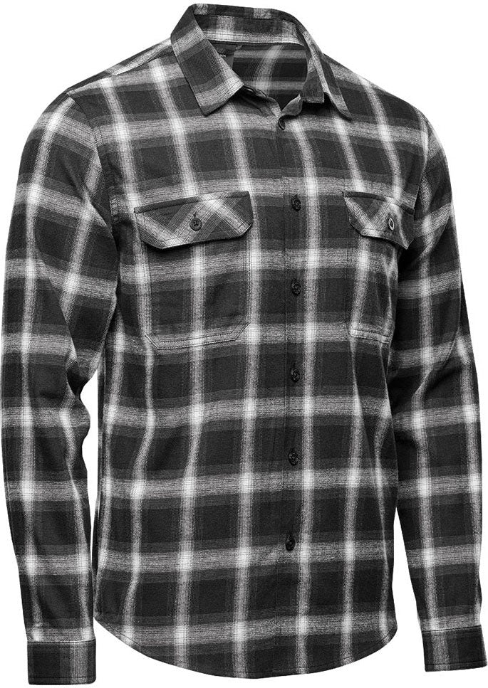 Stormtech Csl-2m Men’s Chesapeake L/s Shirt - Black White Plaid