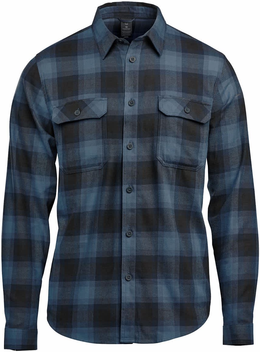 Stormtech Csl-2m Men’s Chesapeake L/s Shirt - Blue Plaid - Adult s