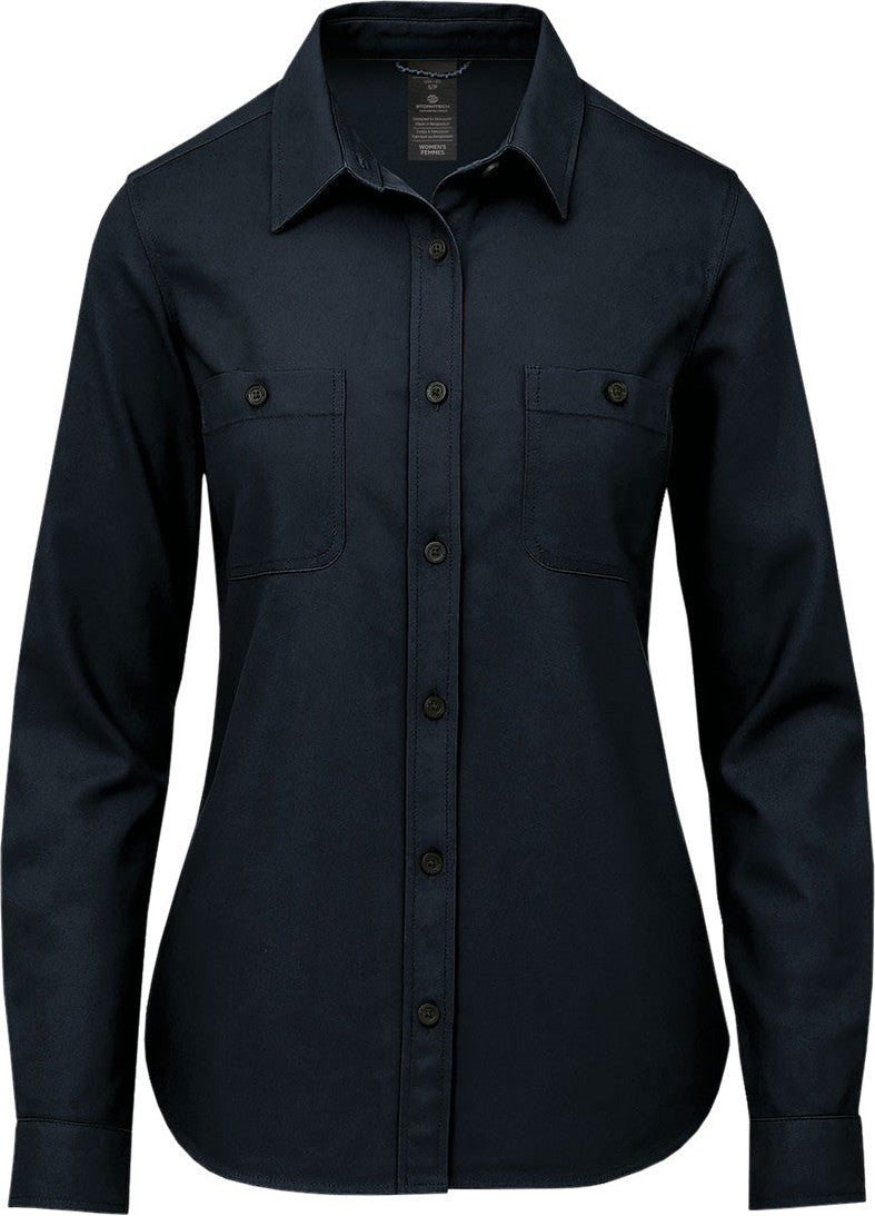 Stormtech Csl-2w Women’s Chesapeake L/s Shirt - Midnight - Ladies Xs