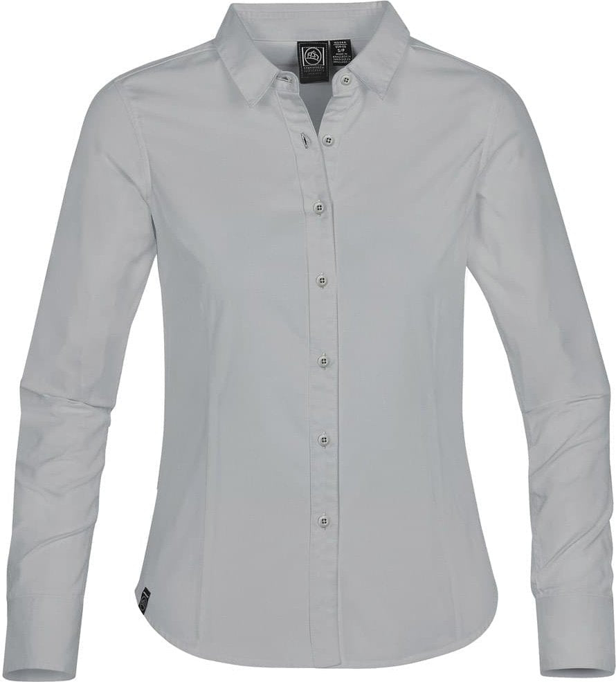 Stormtech Csw-1w Women’s Lexington Chambray Shirt - Cool Silver - Ladies s