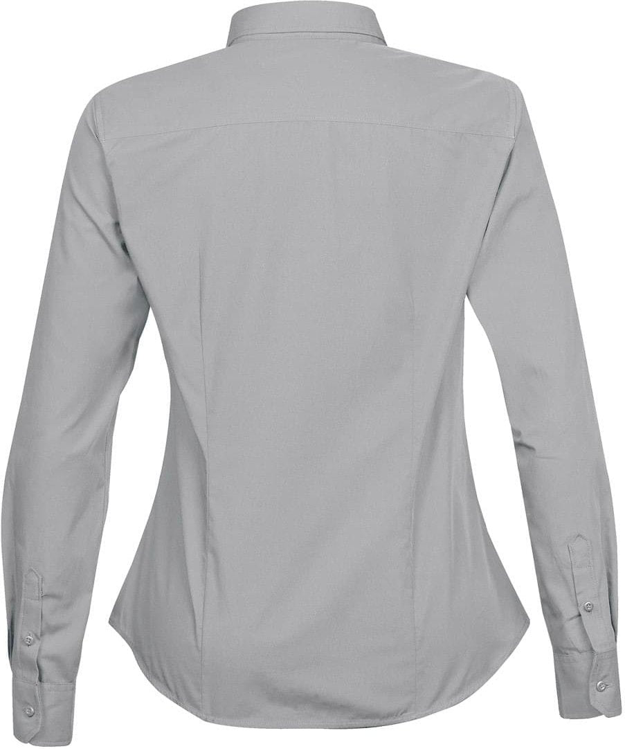 Stormtech Csw-1w Women’s Lexington Chambray Shirt - Cool Silver - Ladies s