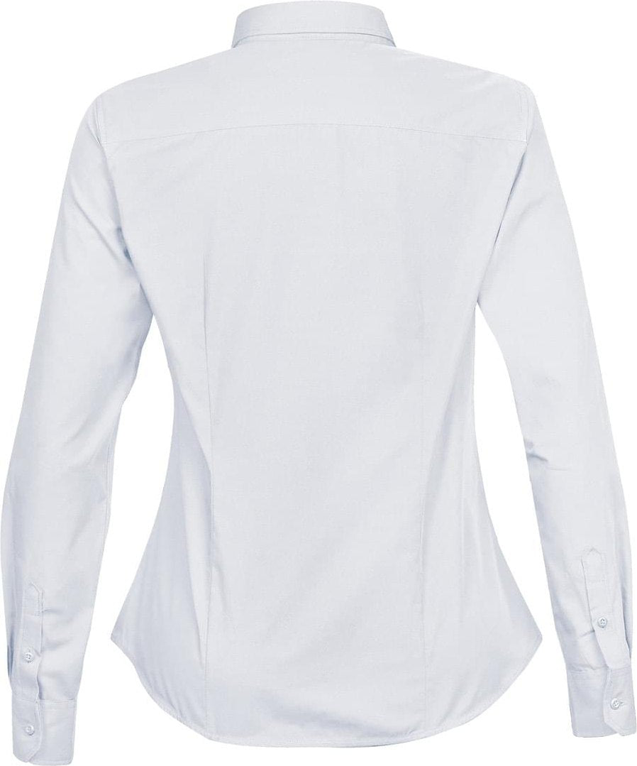 Stormtech Csw-1w Women’s Lexington Chambray Shirt - White - Ladies Xs