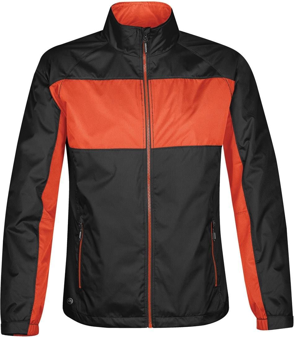 Stormtech Csx-2 Men’s Cyclone Shell - Black Orange - Adult s