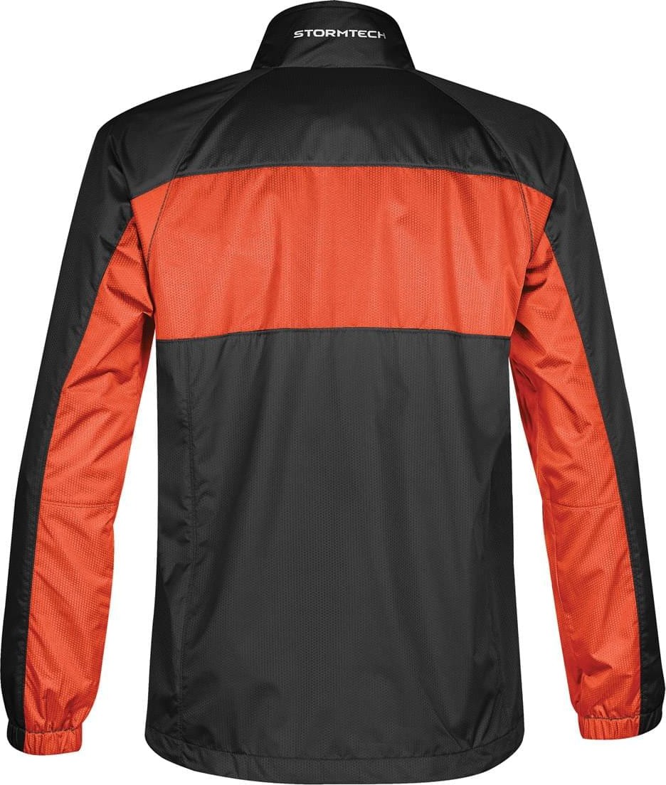 Stormtech Csx-2 Men’s Cyclone Shell - Black Orange - Adult s