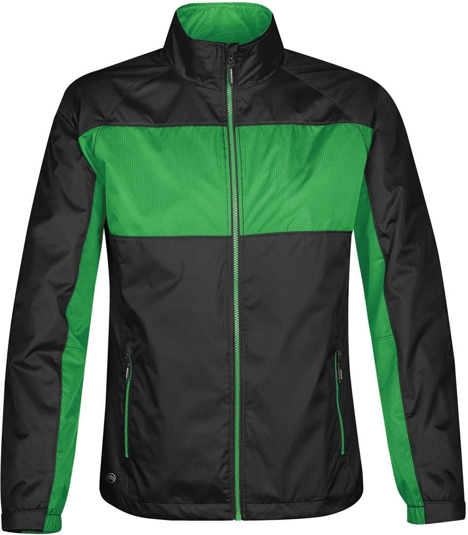 Stormtech Csx-2 Men’s Cyclone Shell - Black - Treetop Green - Adult s