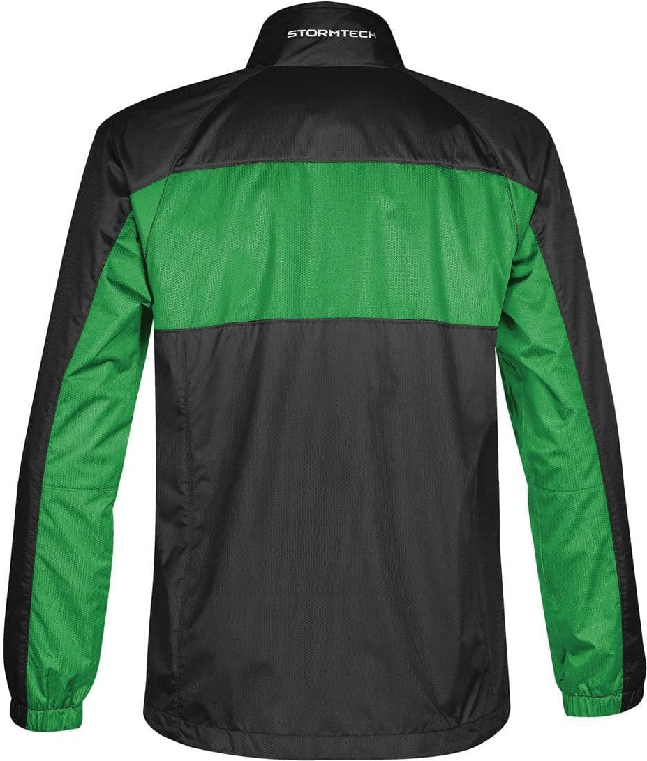 Stormtech Csx-2 Men’s Cyclone Shell - Black - Treetop Green - Adult s