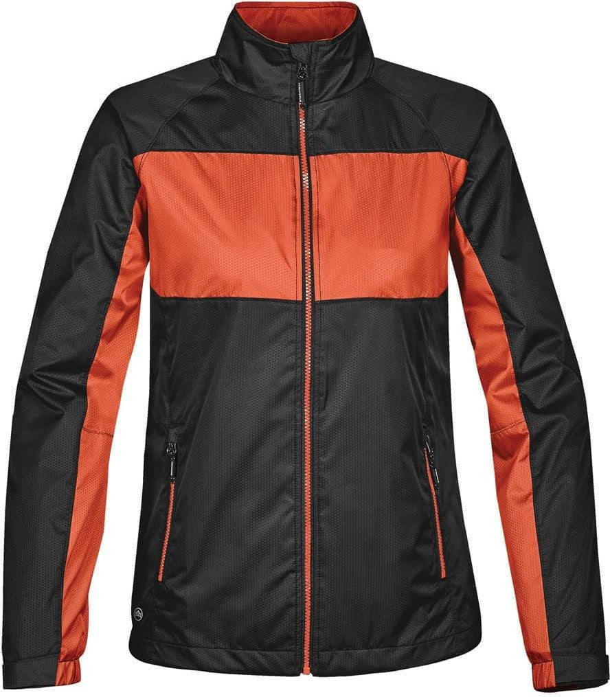 Stormtech Csx-2w Women’s Cyclone Shell - Black Orange - Adult Xs