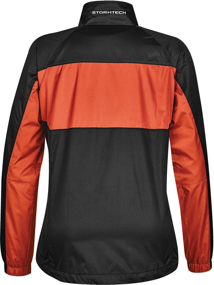 Stormtech Csx-2w Women’s Cyclone Shell - Black - Orange