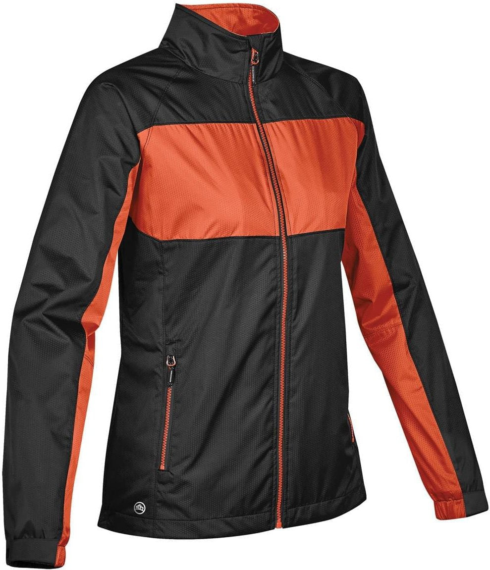 Stormtech Csx-2w Women’s Cyclone Shell - Black - Orange