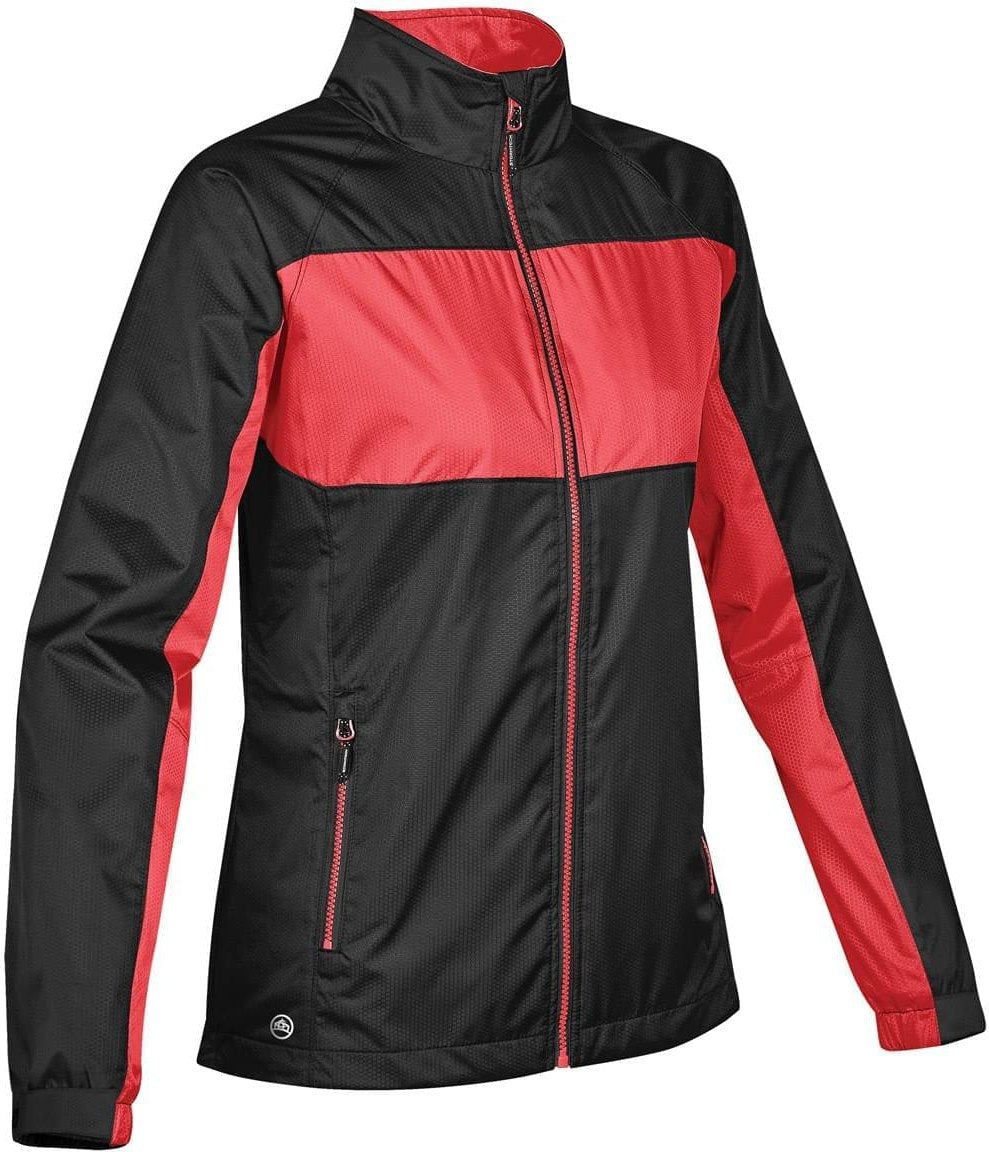 Stormtech Csx-2w Women’s Cyclone Shell - Black Sport Red