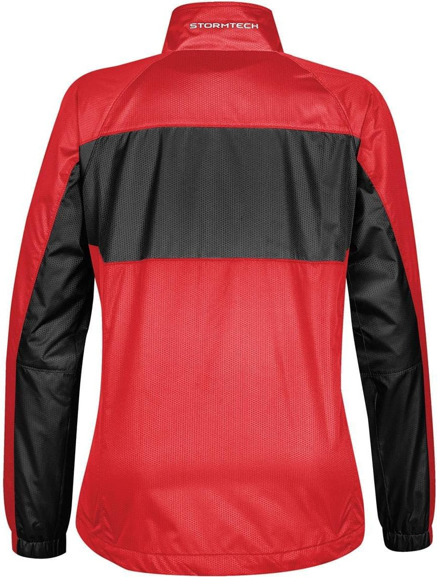 Stormtech Csx-2w Women’s Cyclone Shell - Sport Red - Black