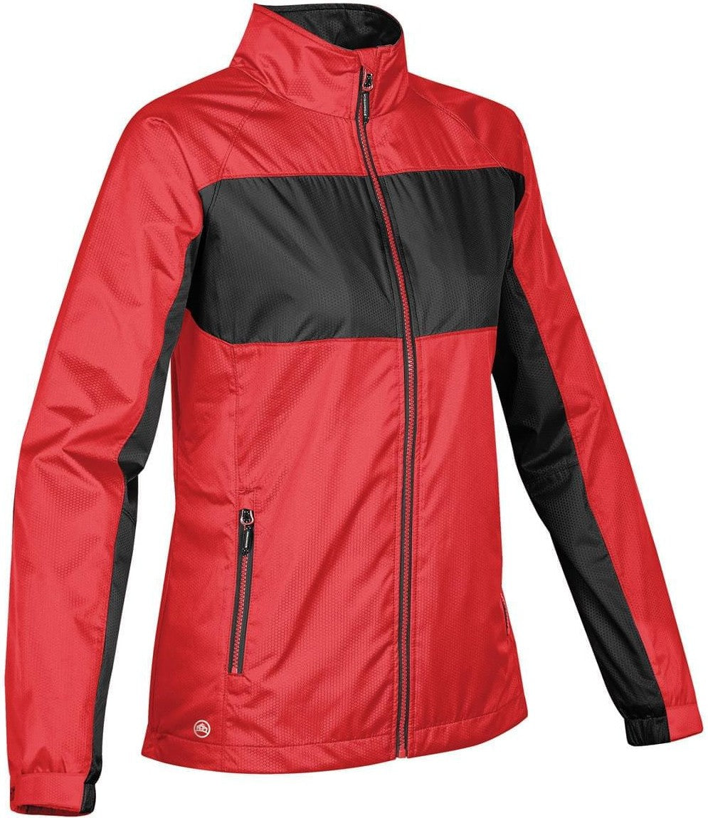 Stormtech Csx-2w Women’s Cyclone Shell - Sport Red - Black