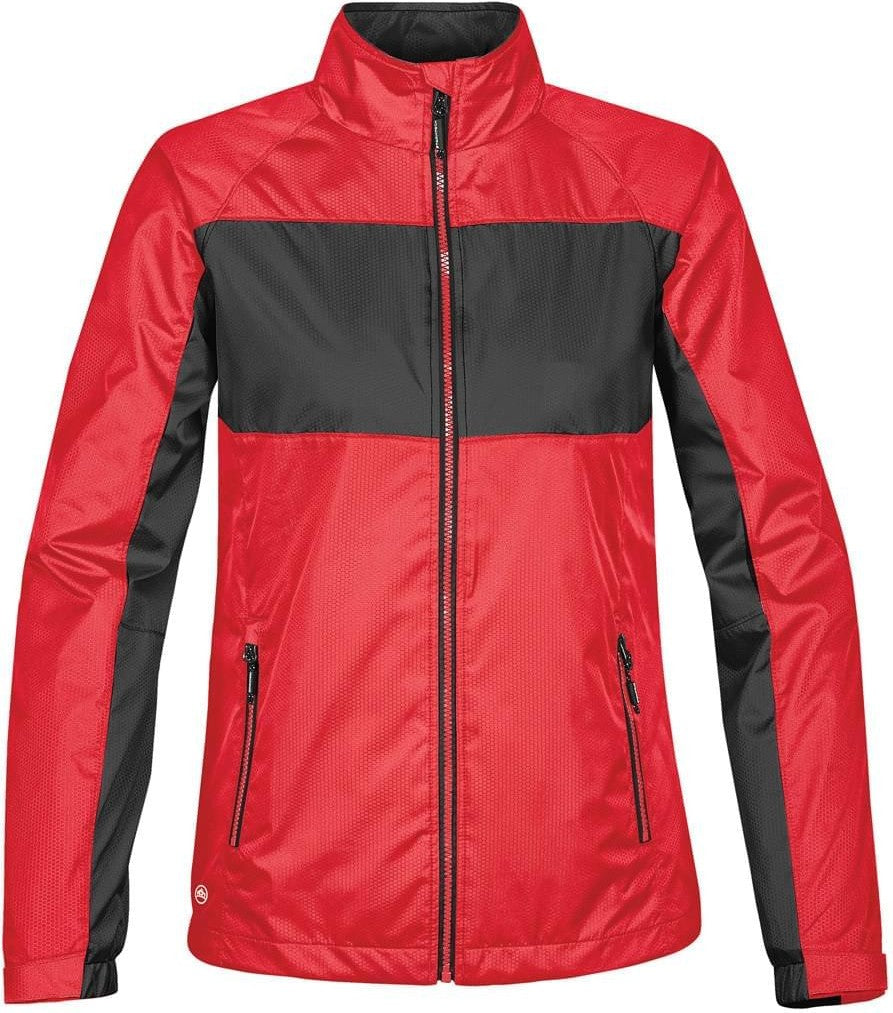 Stormtech Csx-2w Women’s Cyclone Shell - Sport Red - Black - Ladies Xs