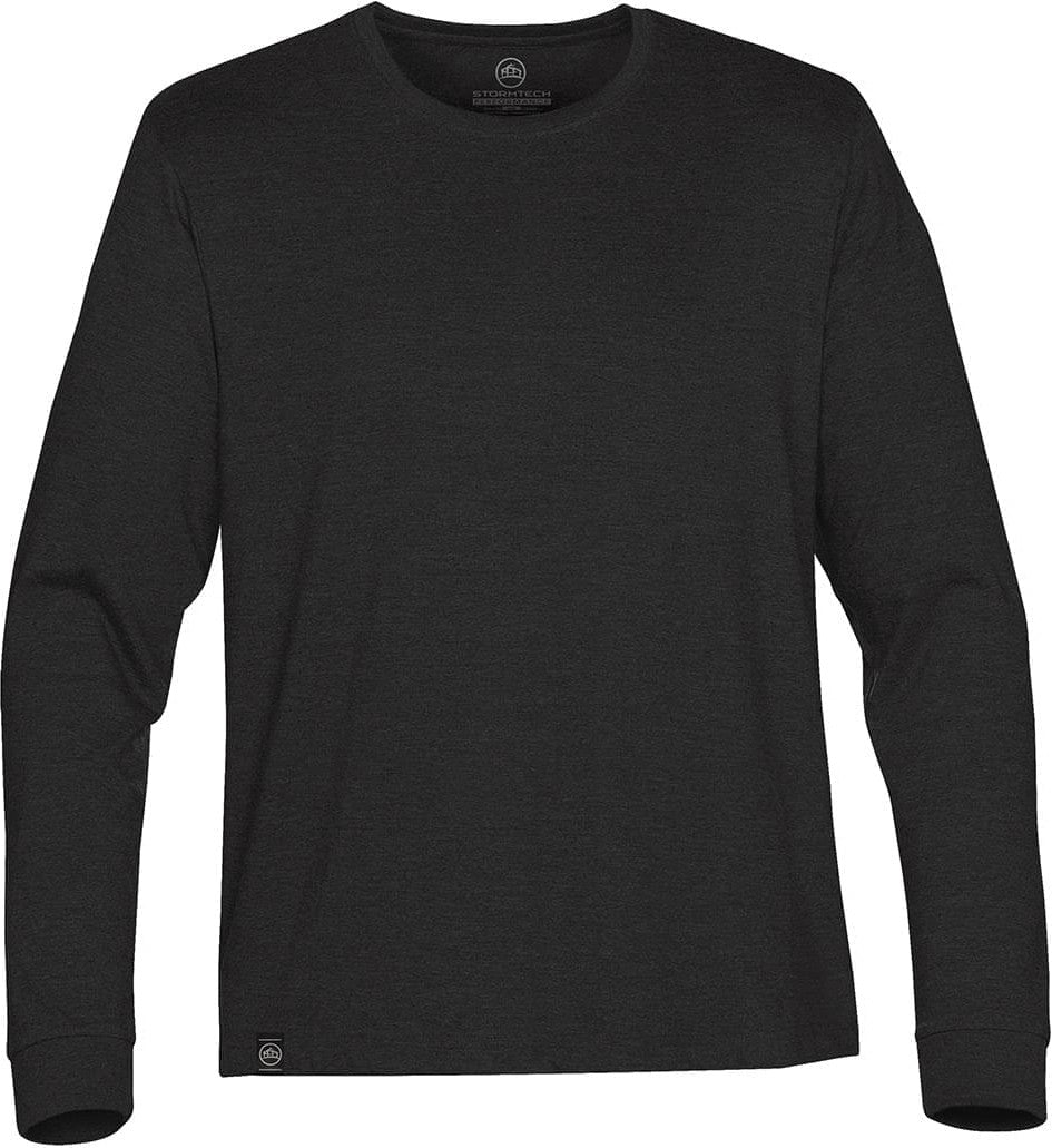 Stormtech Ct-2le Men’s Baseline Long Sleeve Tee - Black - Adult s
