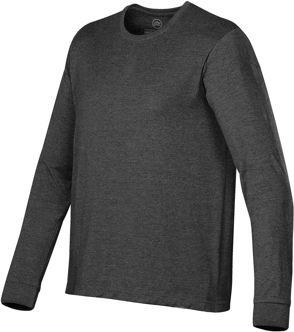 Stormtech Ct-2le Men’s Baseline Long Sleeve Tee - Carbon Heather