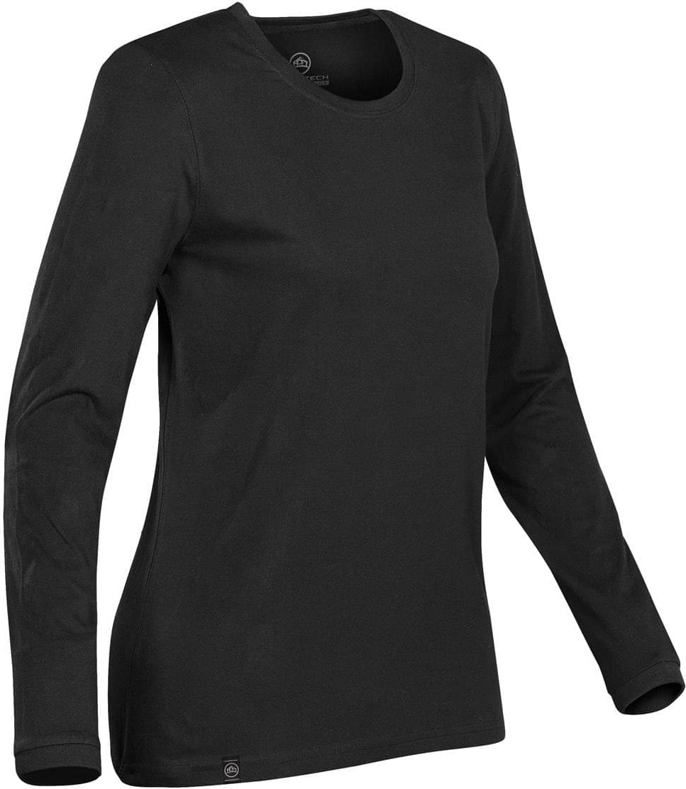 Stormtech Ct-2wle Women’s Baseline Long Sleeve Tee - Black
