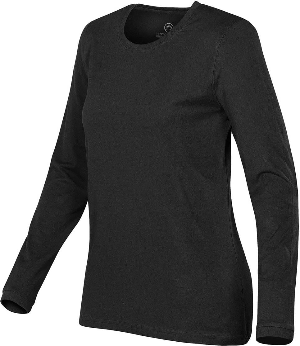 Stormtech Ct-2wle Women’s Baseline Long Sleeve Tee - Black