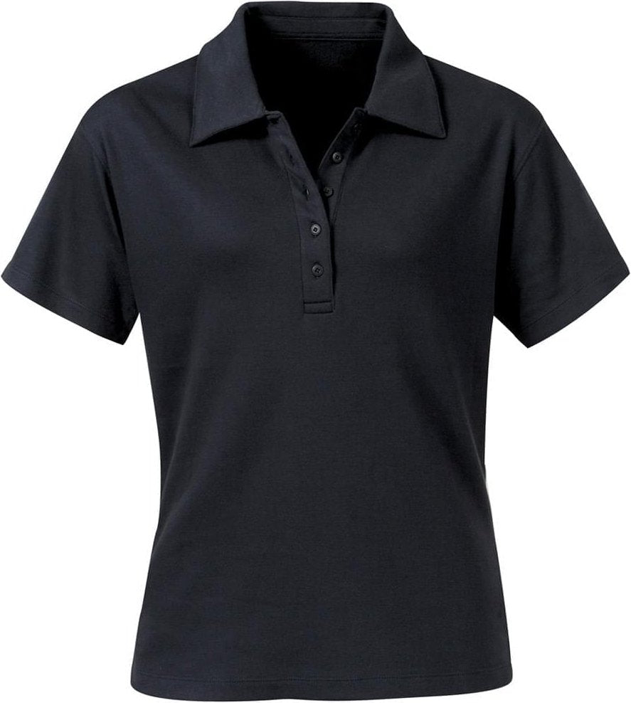 Stormtech Ctn-1w Women’s Short Sleeve Polo Shirt - Black - Ladies Xs