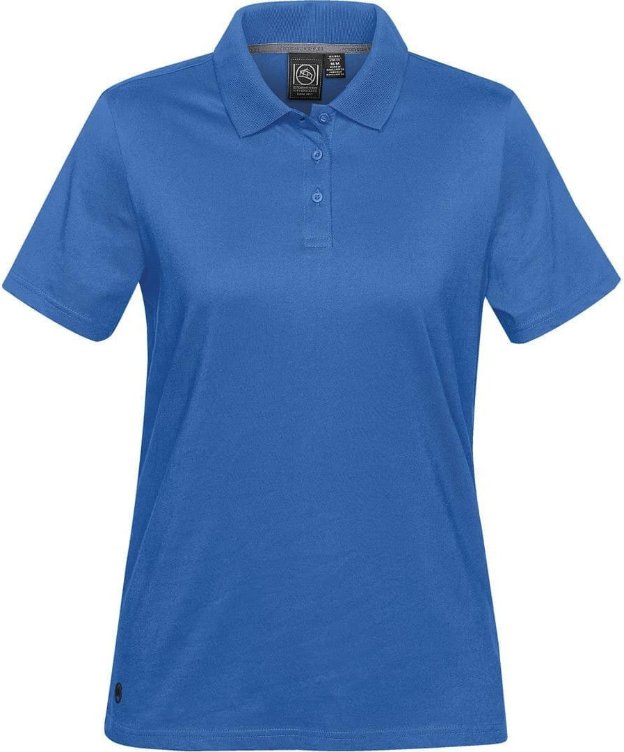Stormtech Ctp-1w Women’s Oasis Liquid Cotton Polo - Azure Blue - Ladies Xs