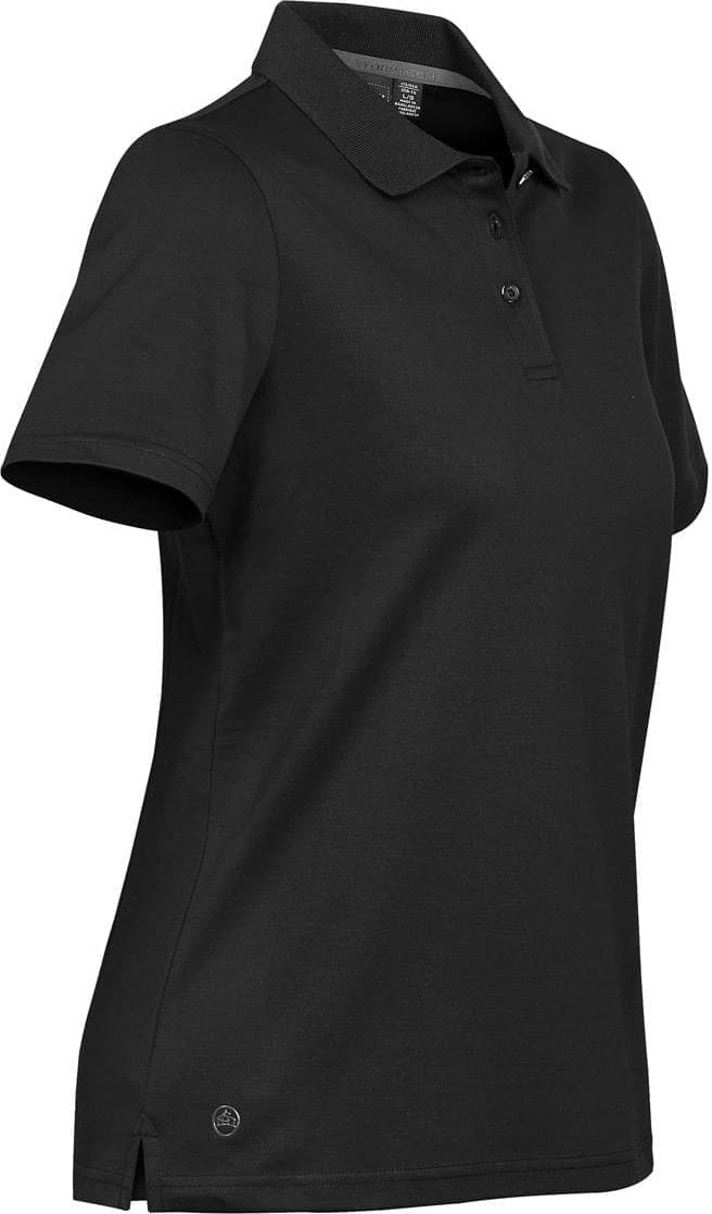 Stormtech Ctp-1w Women’s Oasis Liquid Cotton Polo - Black