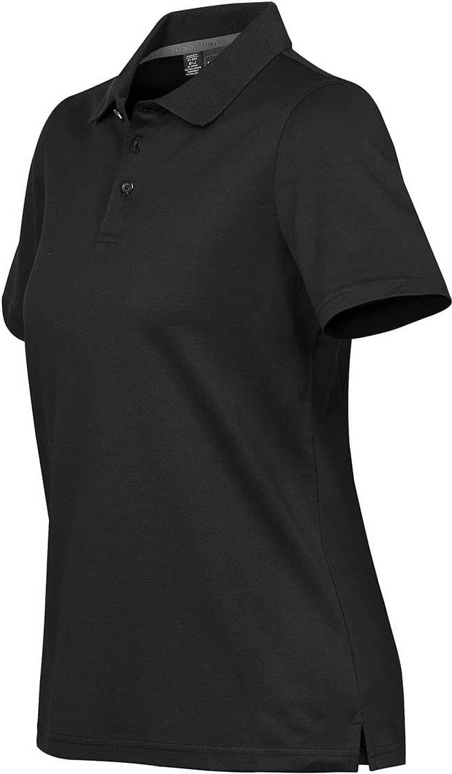 Stormtech Ctp-1w Women’s Oasis Liquid Cotton Polo - Black