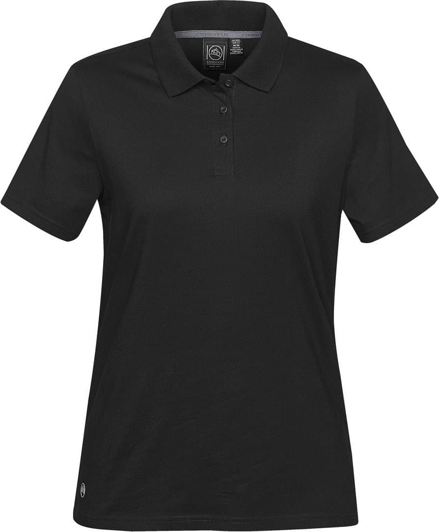 Stormtech Ctp-1w Women’s Oasis Liquid Cotton Polo - Black - Ladies s