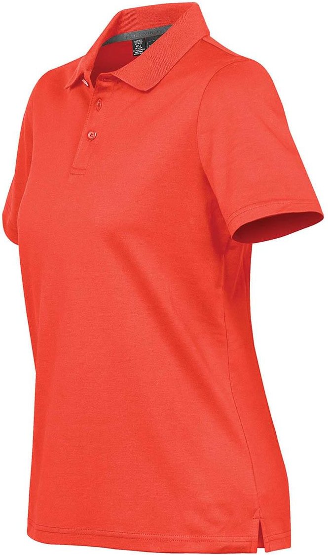 Stormtech Ctp-1w Women’s Oasis Liquid Cotton Polo - Hot Red