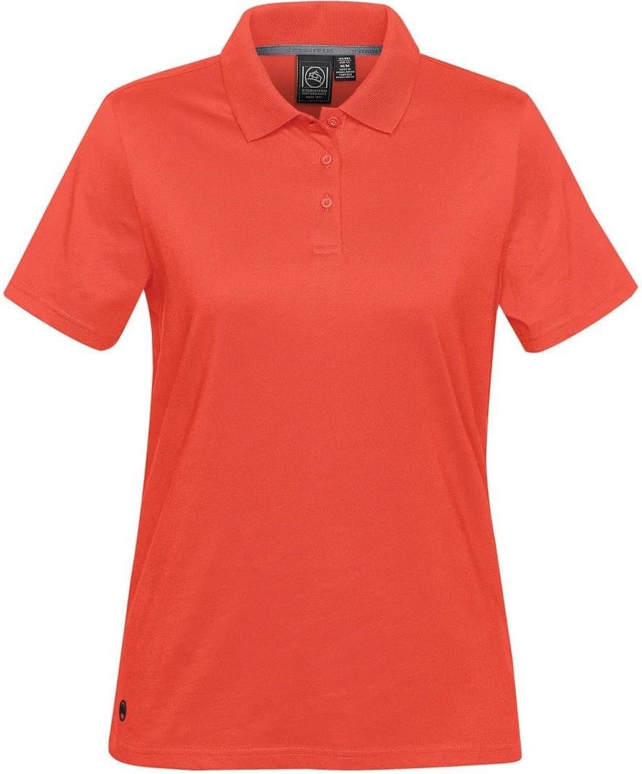 Stormtech Ctp-1w Women’s Oasis Liquid Cotton Polo - Hot Red - Ladies s