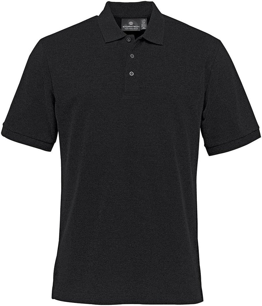 Stormtech Ctp-2 Men’s Nantucket Stretch Pique Polo - Black - Adult s