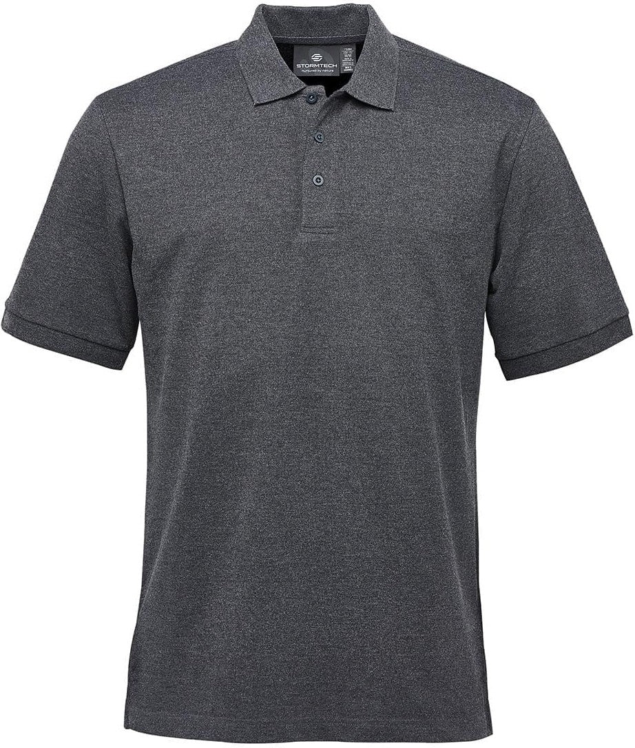 Stormtech Ctp-2 Men’s Nantucket Stretch Pique Polo - Charcoal Heather - Adult s