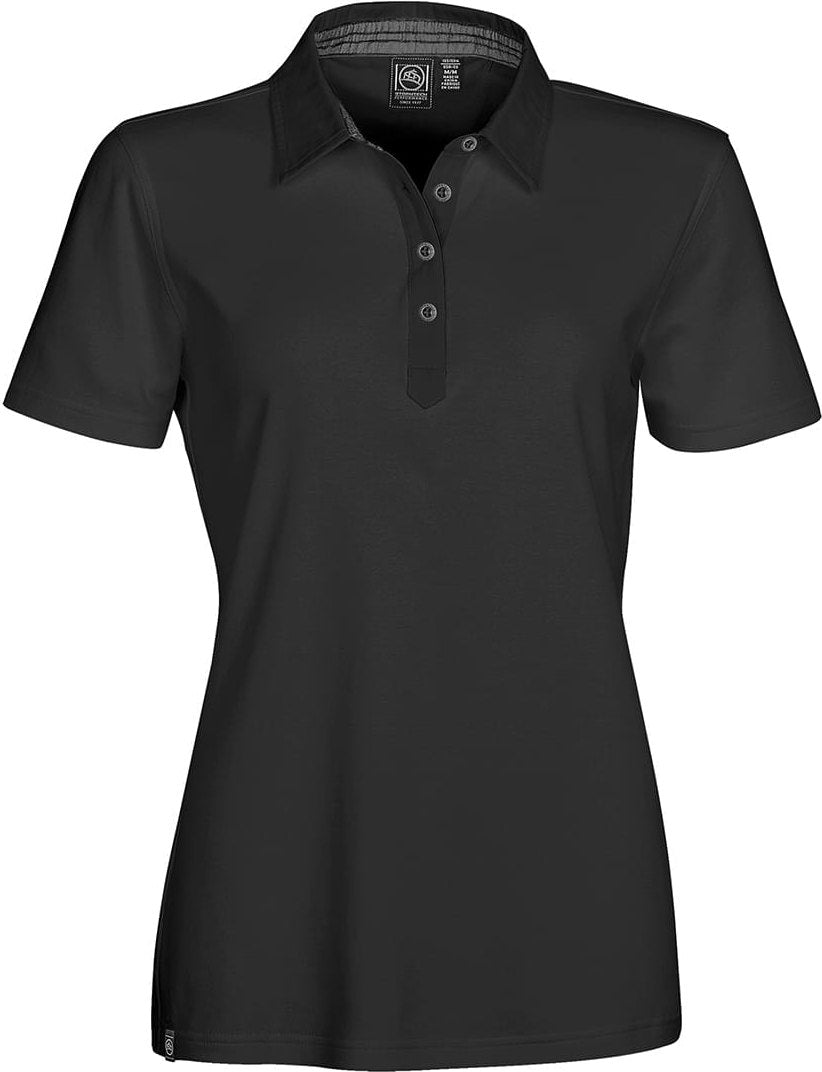 Stormtech Ctr-2w Women’s Safari Polo - Black - Ladies Xs