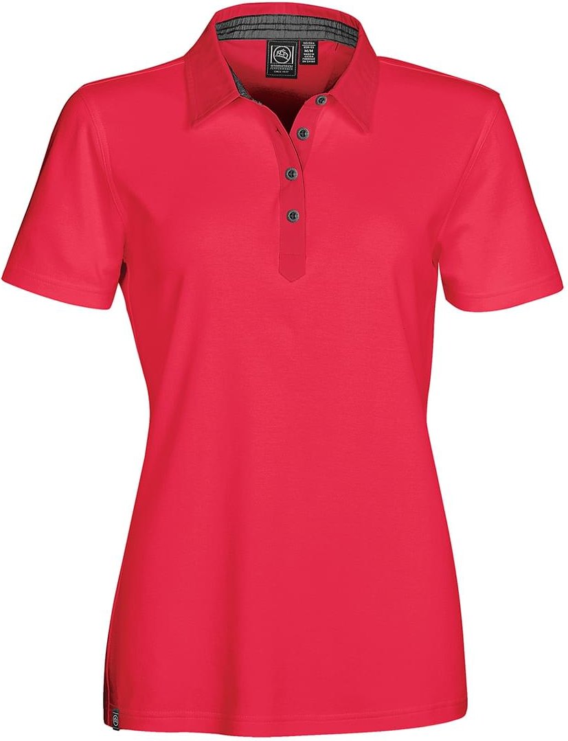 Stormtech Ctr-2w Women’s Safari Polo - Scarlet - Ladies Xs