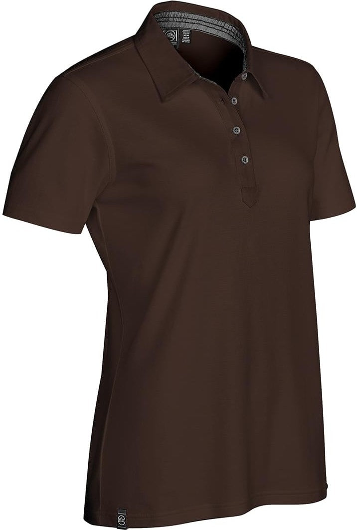 Stormtech Ctr-2w Women’s Safari Polo - Seal Brown