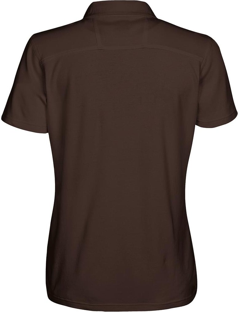 Stormtech Ctr-2w Women’s Safari Polo - Seal Brown - Ladies Xs
