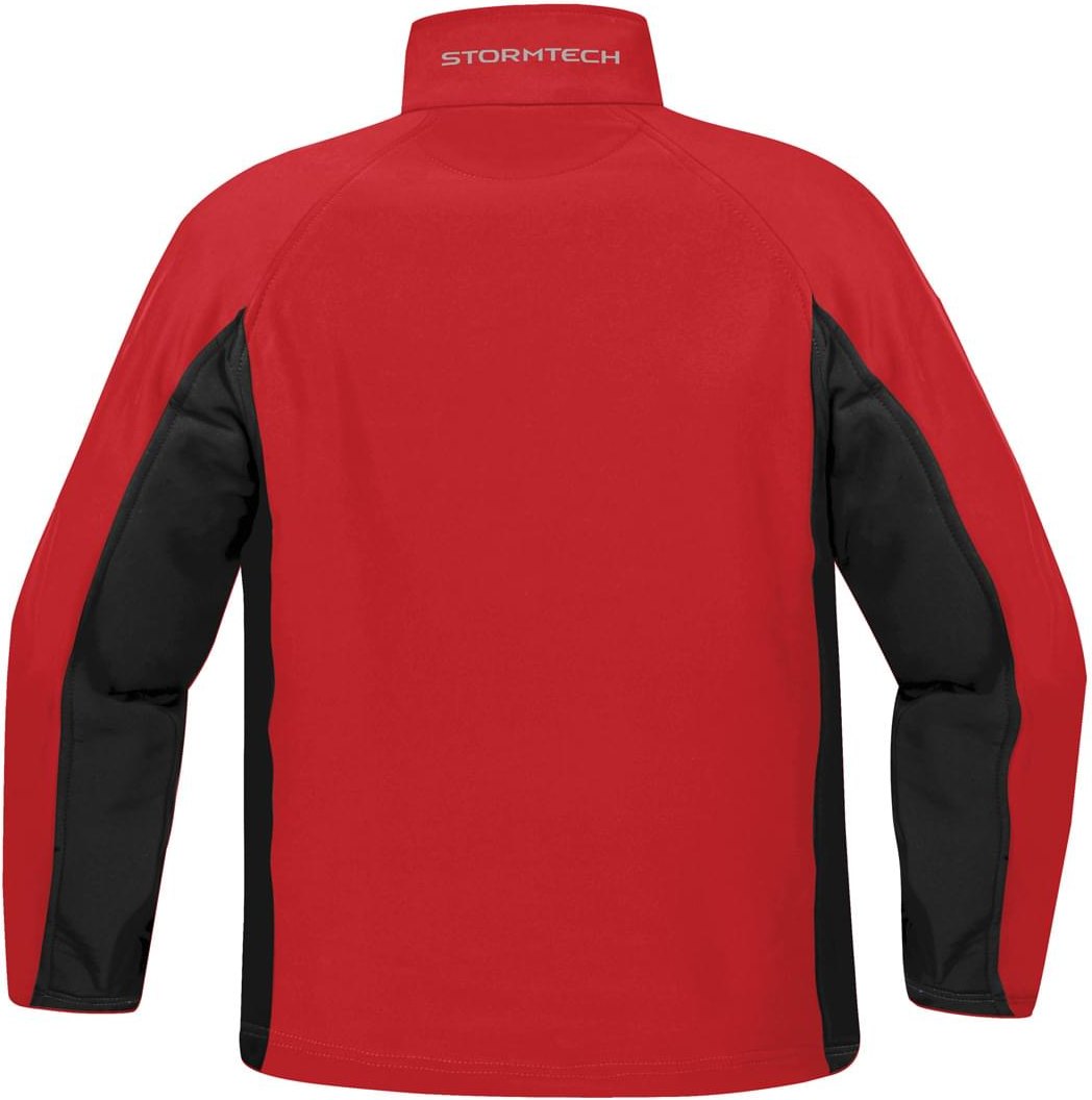 Stormtech Cxj-1y Youth Crew Bonded Shell - Red Black - m