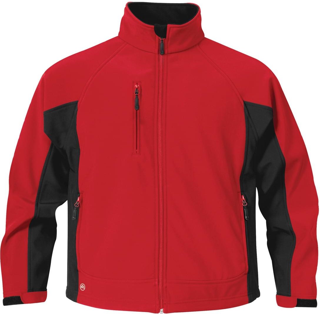 Stormtech Cxj-1y Youth Crew Bonded Shell - Red Black - m