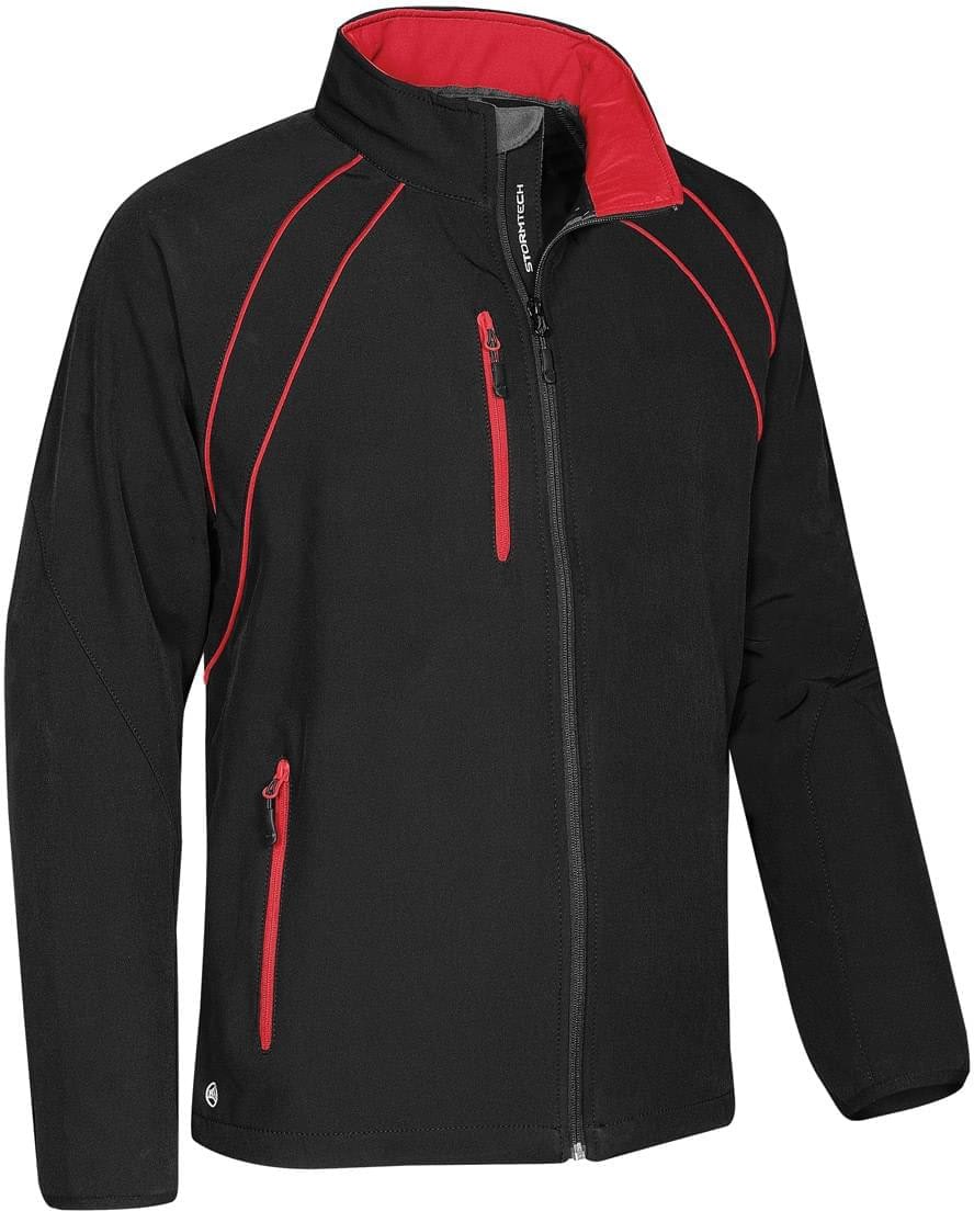 Stormtech Cxj-3 Men’s Crew Softshell - Black Red