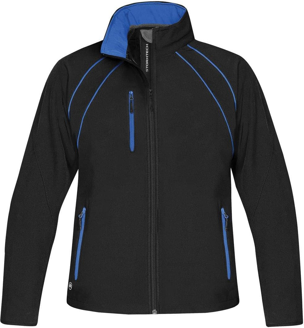 Stormtech Cxj-3w Women’s Crew Softshell - Black Royal - Ladies Xs