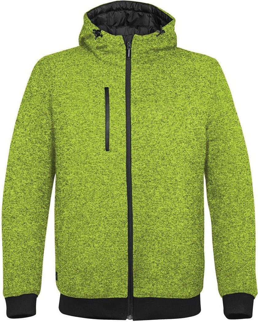 Stormtech Dfz-1 Men’s Donegal Reversible Hoody - Kiwi Heather Black - Adult l