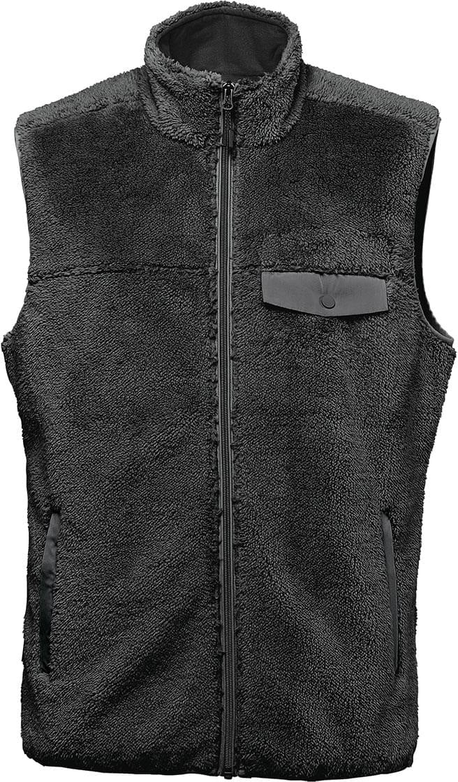 Stormtech Dlv-1 Men’s Bergen Sherpa Fleece Vest - Black - Adult s