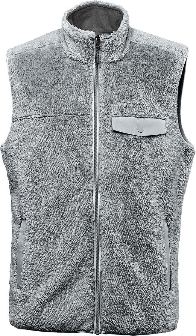 Stormtech Dlv-1 Men’s Bergen Sherpa Fleece Vest - Zinc - Adult s