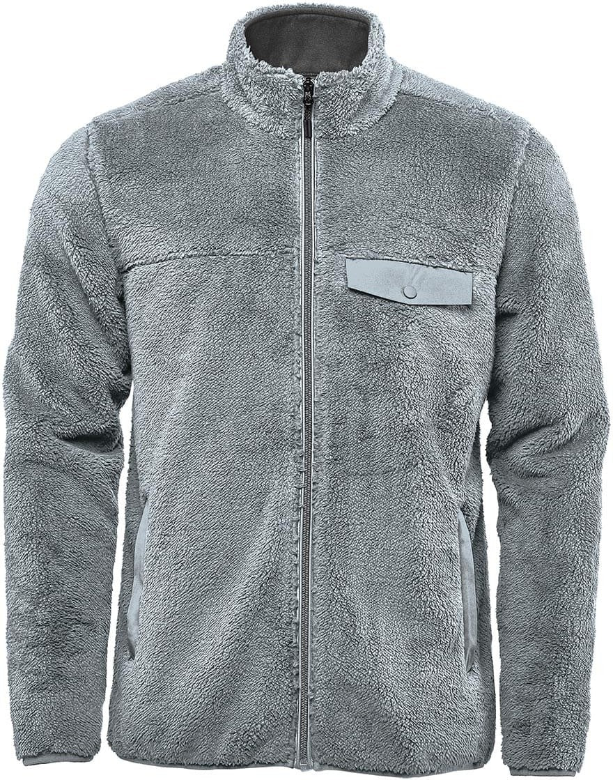 Stormtech Dlx-1 Men’s Bergen Sherpa Fleece Jacket - Zinc - Adult s