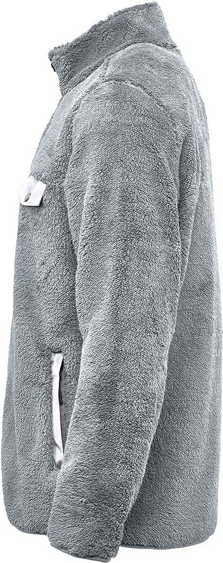 Stormtech Dlx-1 Men’s Bergen Sherpa Fleece Jacket - Zinc